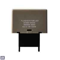 LED FLASHER (ΦΛΑΣΙΕΡΑ) 8 ΕΠΑΦΩΝ (L+-) 40x30x27mm M-TECH- 1ΤΕΜ.