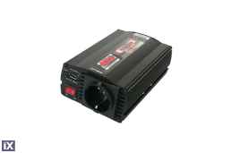 INVERTER 24>230V max300W-peak600W ME 1 USB ΑΜΙΟ -1 ΤΕΜ.