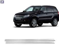 SUZUKI GRAND VITARA SUV TRIM ΠΑΡΑΘΥΡΩΝ ΑΝΟΞΕΙΔΩΤΟ ΑΤΣΑΛΙ ΧΡΩΜΙΟ S-DIZAYN - 4ΤΕΜ