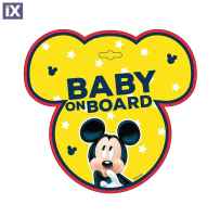 BABY ON BOARD ΕΝΔΕΙΞΗ MICKEY AMIO - 1 ΤΕΜ.