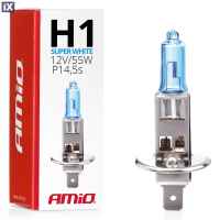 H1 12V 55W P14,5s SUPERWHITE AMIO - 1 ΤΕΜ.