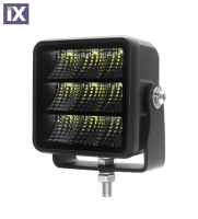 ΠΡΟΒΟΛΕΑΣ ΕΡΓΑΣΙΑΣ WORK LIGHTS 12/24V 9x5W OSRAM HP LED 45W 6.000K 3.780lm 85x62x96mm M-TECH - 1 TEM.