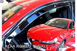 ALFA ROMEO TONALE 5D 2020+ SET ΑΝΕΜΟΘΡΑΥΣΤΕΣ ΑΠΟ ΕΥΚΑΜΠΤΟ ΦΙΜΕ ΠΛΑΣΤΙΚΟ HEKO - 4 ΤΕΜ.