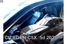 CITROEN C5 X 5D 2021-2023 ΖΕΥΓΑΡΙ ΑΝΕΜΟΘΡΑΥΣΤΕΣ ΑΠΟ ΕΥΚΑΜΠΤΟ ΦΙΜΕ ΠΛΑΣΤΙΚΟ HEKO - 2 ΤΕΜ.