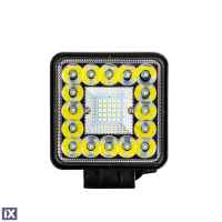 ΠΡΟΒΟΛΕΑΣ ΕΡΓΑΣΙΑΣ WORK LIGHTS 12/24V 42x1W SMDx3030LED 41W 6.000K 2.740lm 108x108x47mm M-TECH -1ΤΕΜ.