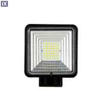 ΠΡΟΒΟΛΕΑΣ ΕΡΓΑΣΙΑΣ WORK LIGHTS 12/24V 49x1W SMDx3030LED 49W 6.000K 2.5000lm 108x108x47mm M-TECH -1ΤΕΜ.