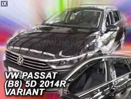 VW PASSAT 5D VARIANT 2014+ ΣΕΤ ΑΝΕΜΟΘΡΑΥΣΤΕΣ ΑΥΤΟΚΙΝΗΤΟΥ ΑΠΟ ΕΥΚΑΜΠΤΟ ΦΙΜΕ ΠΛΑΣΤΙΚΟ HEKO - 4 ΤΕΜ.