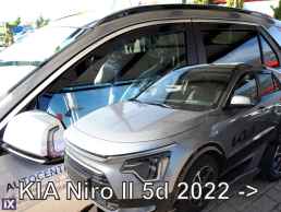 KIA NIRO 5D 2022+ ΣΕΤ ΑΝΕΜΟΘΡΑΥΣΤΕΣ ΑΥΤΟΚΙΝΗΤΟΥ ΑΠΟ ΕΥΚΑΜΠΤΟ ΦΙΜΕ ΠΛΑΣΤΙΚΟ HEKO - 4 ΤΕΜ.