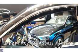 MERCEDES GLC X254 5D 2022+ - ΖΕΥΓΑΡΙ ΑΝΕΜΟΘΡΑΥΣΤΕΣ ΑΝΕΜΟΘΡΑΥΣΤΕΣ ΑΥΤΟΚΙΝΗΤΟΥ ΑΠΟ ΕΥΚΑΜΠΤΟ ΦΙΜΕ ΠΛΑΣΤΙΚΟ HEKO - 2 ΤΕΜ.