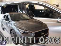 INFINITY Q30S 5D 2015-2019 ΣΕΤ ΑΝΕΜΟΘΡΑΥΣΤΕΣ ΑΥΤΟΚΙΝΗΤΟΥ ΑΠΟ ΕΥΚΑΜΠΤΟ ΦΙΜΕ ΠΛΑΣΤΙΚΟ HEKO - 4 ΤΕΜ.