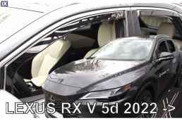 LEXUS RX V 5D 2022+​ ΣΕΤ ΑΝΕΜΟΘΡΑΥΣΤΕΣ ΑΥΤΟΚΙΝΗΤΟΥ ΑΠΟ ΕΥΚΑΜΠΤΟ ΦΙΜΕ ΠΛΑΣΤΙΚΟ HEKO - 4 ΤΕΜ.