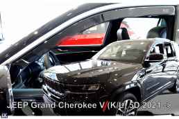 JEEP GRAND CHEROKEE WL 5D 2021+ ΖΕΥΓΑΡΙ ΑΝΕΜΟΘΡΑΥΣΤΕΣ ΑΠΟ ΕΥΚΑΜΠΤΟ ΦΙΜΕ ΠΛΑΣΤΙΚΟ HEKO - 2 ΤΕΜ.