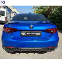 Alfa Romeo Giulia 2015+ Αεροτομή Πορτ Μπαγκάζ από Πολυουρεθάνη Motordrome Design - 1 τεμ.