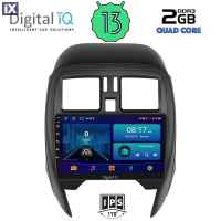 DIGITAL IQ BXB 1451_GPS (SQUARE) (9inc) MULTIMEDIA TABLET OEM NISSAN MICRA mod. 2014-2017