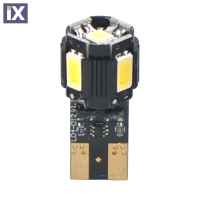 W5W T10 12V W2.1x9.5d 2,2W 4xSMD5630+2xHP LED OSRAM OPTO ΛΕΥΚΟ BLISTER 2ΤΕΜ.