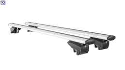 ΜΠΑΡΕΣ ΟΡΟΦΗΣ ΑΛΟΥΜΙΝΙΟΥ BLADE L SILVER 127cm ΜΕ ΑΚΡΑ GAMMA FLAT ΓΙΑ FLUSH / STANDARD RAILS MENABO - 2 ΤΕΜ.