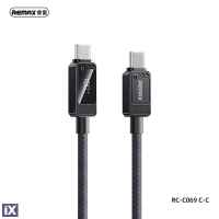 REMAX RC-C069 C-C Type-C to Type-C 100W Fast Charging Cable with Display