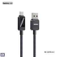 REMAX RC-C070_A-C USB-A to Type-C 66W Fast Charging Cable with Display