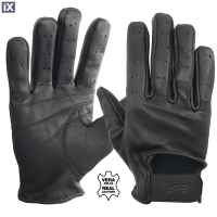 ΓΑΝΤΙΑ ΟΔΗΓΟΥ ΔΕΡΜΑΤΙΝΑ ΜΑΥΡΑ (Μ) ΔΙΑΤΡΗΤΑ VINTAGE GLOVES SIMONI RACING - 1 σετ.