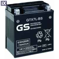 Μπαταρία Μοτοσυκλέτας GS AGM GTX7L-BS (YTX7L-BS) 12V 6AH GTX7L-BS