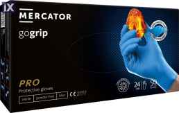 ΓΑΝΤΙΑ ΝΙΤΡΙΛΙΟΥ MERCATOR GOGRIP ΣΕ ΜΠΛΕ ΧΡΩΜΑ MEDIUM (M) ΑΜΙΟ - 50 ΤΕΜ.