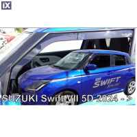 ΑΝΕΜΟΘΡΑΥΣΤΕΣ ΓΙΑ SUZUKI SWIFT 5D 2024+ ΖΕΥΓΑΡΙ ΑΠΟ ΕΥΚΑΜΠΤΟ ΦΙΜΕ ΠΛΑΣΤΙΚΟ HEKO - 2 ΤΕΜ.