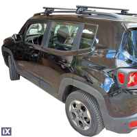 Kit Μπάρες - Πόδια Αλουμινίου ΜΕΝΑΒΟSHERMAN XL για Jeep Renegade 2014+ - 2 τεμ.