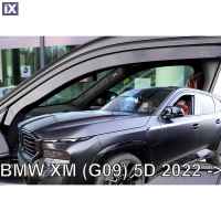 ΑΝΕΜΟΘΡΑΥΣΤΕΣ ΓΙΑ BMW XM G09 5D 2022+ ΖΕΥΓΑΡΙ ΑΠΟ ΕΥΚΑΜΠΤΟ ΦΙΜΕ ΠΛΑΣΤΙΚΟ HEKO - 2 ΤΕΜ.