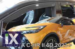 ΑΝΕΜΟΘΡΑΥΣΤΕΣ ΓΙΑ TOYOTA C-HR 5D 2023+ ΖΕΥΓΑΡΙ ΑΠΟ ΕΥΚΑΜΠΤΟ ΦΙΜΕ ΠΛΑΣΤΙΚΟ HEKO - 2 ΤΕΜ