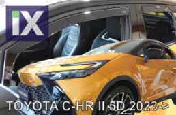 ΑΝΕΜΟΘΡΑΥΣΤΕΣ ΓΙΑ TOYOTA C-HR 5D 2023+ ΖΕΥΓΑΡΙ ΑΠΟ ΕΥΚΑΜΠΤΟ ΦΙΜΕ ΠΛΑΣΤΙΚΟ HEKO - 2 ΤΕΜ