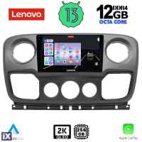 LENOVO SSZ 12463_CPA (10inc) MULTIMEDIA TABLET for NISSAN NV400 - OPEL MOVANO - RENAULT MASTER mod. 2010-2020