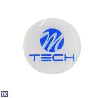 MTECH ΑΥΤΟΚΟΛΛΗΤΑ ΖΑΝΤΩΝ 6,7 cm ΛΕΥΚΟ/ΜΠΛΕ ΣΜΑΛΤΟΥ - 4 ΤΕΜ.