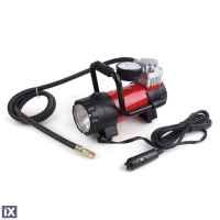 Κομπρεσέρ Αέρος Amio Μεταλλικό ACOMP-06 12V 100psi 7bar 28l/min Φακό LED 02180