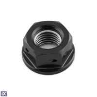 Pro-Bolt Παξιμάδι Διάτρητο Για Γρανάζια M10x(1.25mm) Μαύρο LSPN10DB