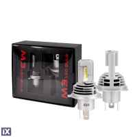 Σετ Λάμπες LED MTech H4 12>24V 6.500K 5.000lm 50W Με Ανεμιστηράκι 2 ΤΕΜ. LSAL4