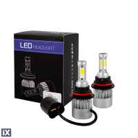 Σετ Λάμπες LED MTech HB5 9007 H/L 10>36V 6.500K 10.000lm 80W Με Ανεμιστηράκι 2 ΤΕΜ. LSC9