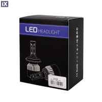 Σετ Λάμπες LED MTech HB5 9007 H/L 10>36V 6.500K 10.000lm 80W Με Ανεμιστηράκι 2 ΤΕΜ. LSC9