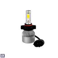 Σετ Λάμπες LED MTech H16/5202/PS24W 10>36V 6.500K 10.000lm 80W Με Ανεμιστηράκι 2 ΤΕΜ. LSC16