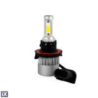 Σετ Λάμπες LED MTech H13 H/L 10>36V 6.500K 10.000lm 80W Με Ανεμιστηράκι 2 ΤΕΜ. LSC13