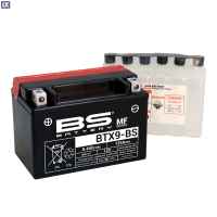 Μπαταρία Μοτοσυκλέτας BS Battery BTX9-BS ( YTX9-BS ) 8.0 Ah BTX9-BS