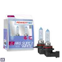 ΛΑΜΠΕΣ HIR2 9012 12V 15/55W (up to 100% ) POWERTEC SUPERWHITE (up 3.500k) mTECH - 2 Τεμ.