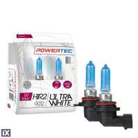 ΛΑΜΠΕΣ HIR2 9012 12V 55W POWERTEC ULTRA WHITE (up to 5.000k) mTECH - 2 Τεμ.