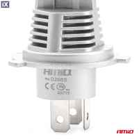 Λάμπες LED Σετ AMIO H4 10-16V 40W 6.500K 4400lm (Με Ψύκτρα) X1 2ΤΕΜ. 02965