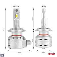 Σετ Λάμπες LED Amio H7 10-16V 72W 6.500K 7920lm CANBUS 2ΤΕΜ. 02973