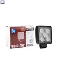 ΠΡΟΒΟΛΕΑΣ ΕΡΓΑΣΙΑΣ WORK LIGHT 12/24V 5.700K 5x1,5W max750lm FLOOD 73x97mm ΓΙΑ ΟΠΙΣΘΟΠΟΡΕΙΑ ΤΕΤΡΑΓΩΝΟΣ M-TECH - 1 Τεμ.