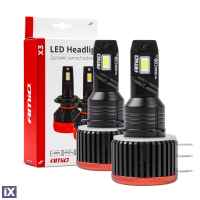 Λάμπες LED Σετ AMIO LED H15 9-16V 90W 6.500K 9900lm CANBUS ΜΕ ΑΝΕΜΙΣΤΗΡΑΚΙ X3 SERIES 2ΤΕΜ. 03309