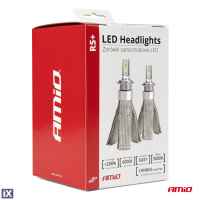 Λάμπες LED Σετ AMIO H8/H9/H11 RS+ SERIES 12-36V 50W 6000K 3500lm +200% LED CAN-BUS (ΨΥΚΤΡΑ ΛΕΠΙΔΕΣ ΦΤΕΡΟΥ) 2ΤΕΜ 01086