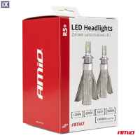 Λάμπες LED Σετ AMIO HB4 9005 RS+ SERIES 12>36V 50W 6000K 3500lm +200% LED CAN-BUS 2 ΤΕΜ. 01088