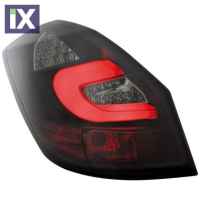 Πίσω φανάρια led για Skoda Fabia ΙΙ 5 πορτο (2007+) - φιμέ - σετ 2τμχ.