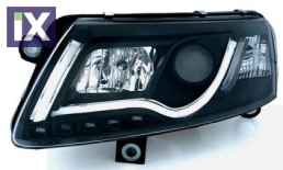 Φανάρια εμπρός led lightbar για Audi A6 4F (2004-2008) , με λάμπες (Η1) - σετ 2τμχ.